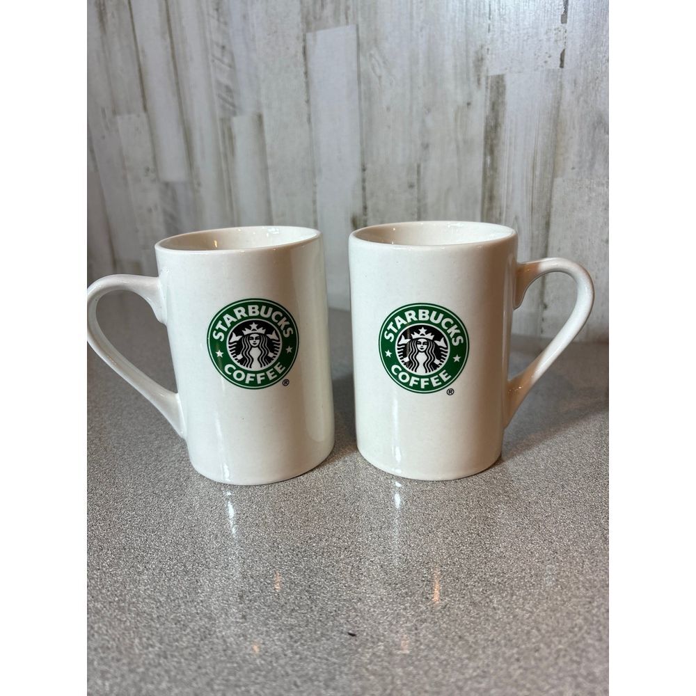 2 Starbucks‎ Tall Slender Coffee/Tea Mug